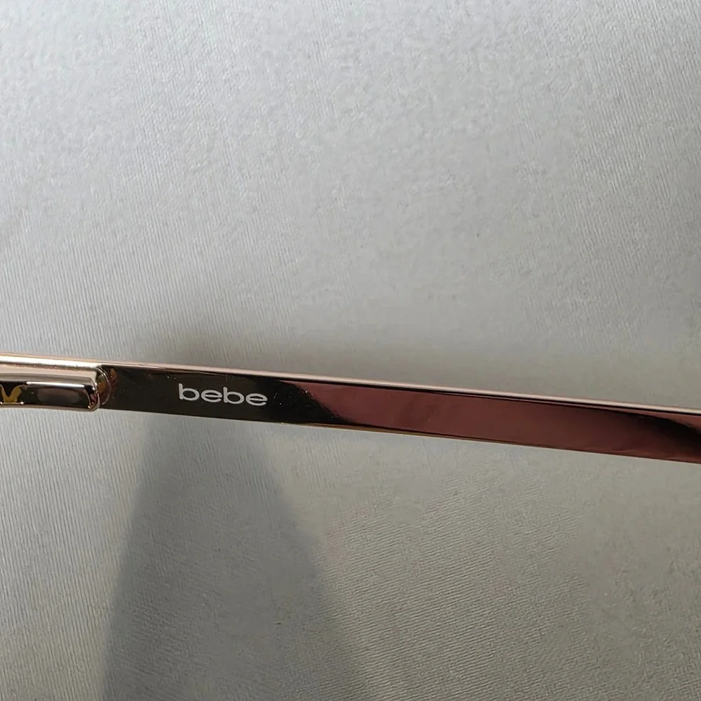 bebe Eyeglasses Womens 52-17-140 Aqua Crystal BB5179 Swarkovski Crystals Frames